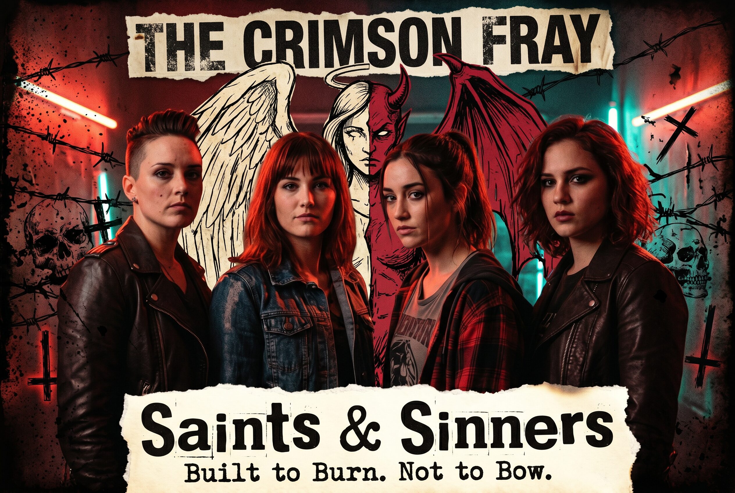 Crimson Fray Saints and Sinners Built to Burn Not to Bow